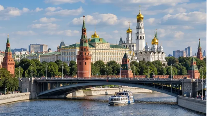 Москва — панорама города